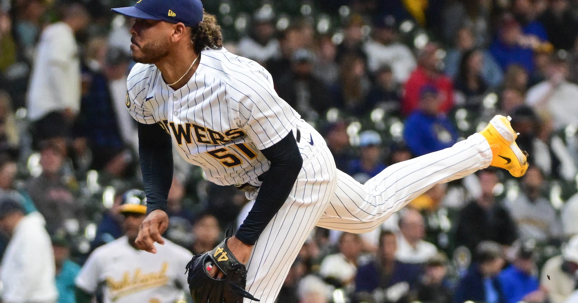 Athletics Edge Out Brewers In 3-1 Victory Athletics Edge Out Brewers In 3-1 Victory