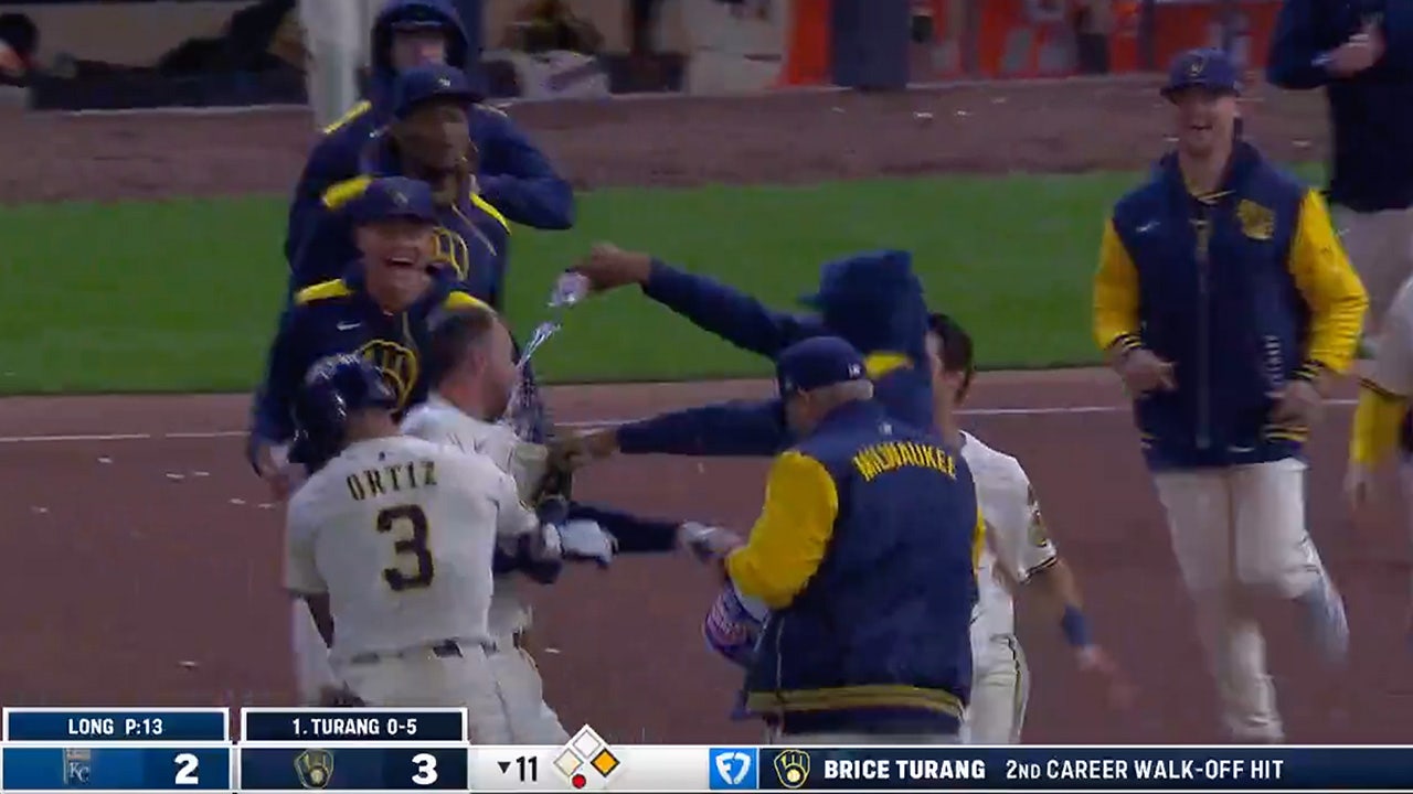 Brewers Win Walk-Off Thriller On Turang's Bunt Brewers Win Walk-Off Thriller On Turang's Bunt