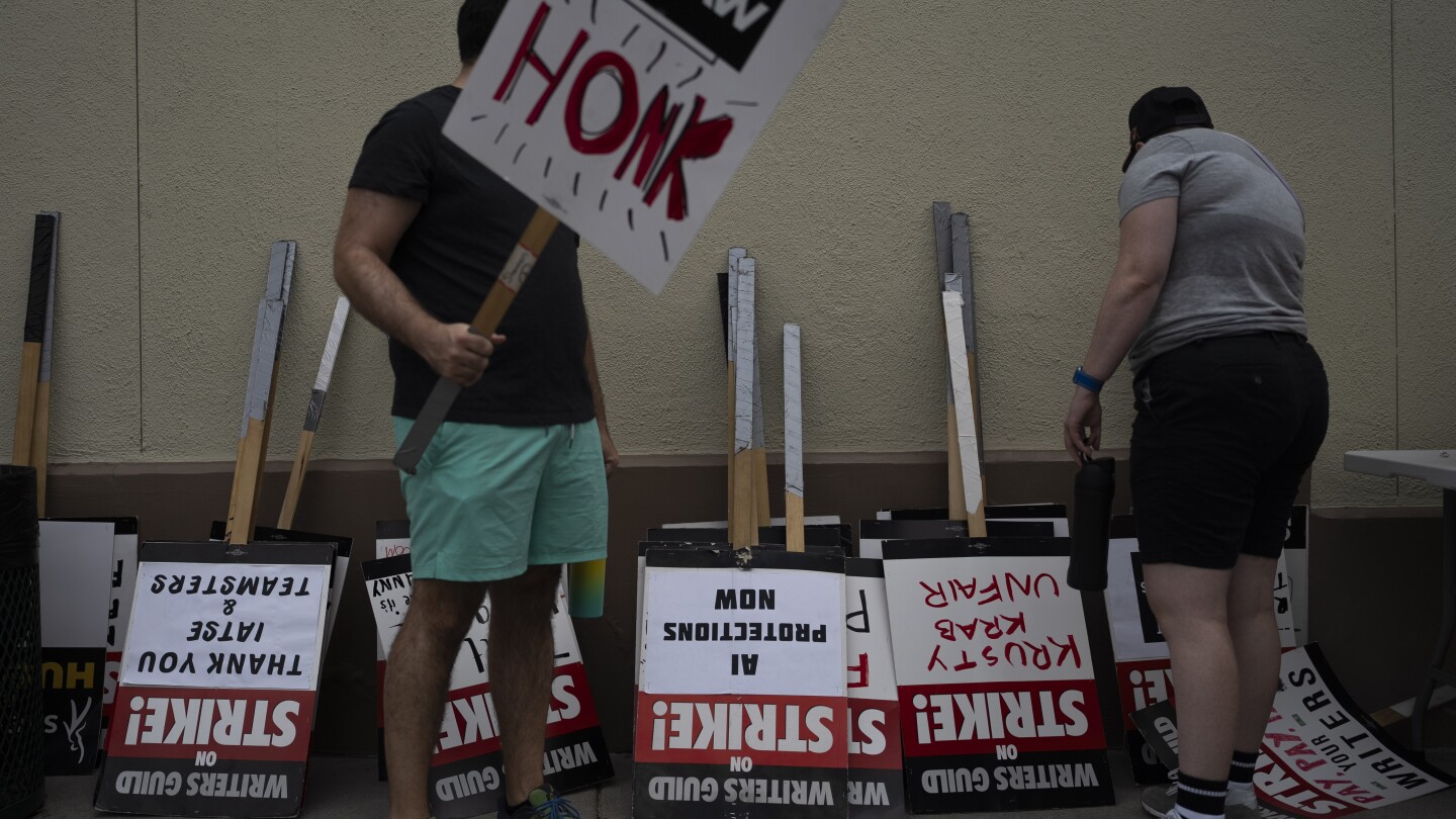 Hollywood Production Grinds To Halt Amidst Joint Actors And Writers Strike Hollywood Production Grinds To Halt Amidst Joint Actors And Writers Strike