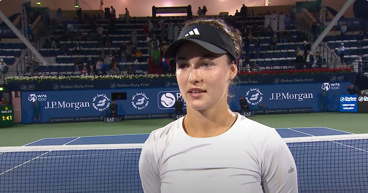 Svitolina Cruises Past Kalinskaya In Dubai Opening Match Svitolina Cruises Past Kalinskaya In Dubai Opening Match