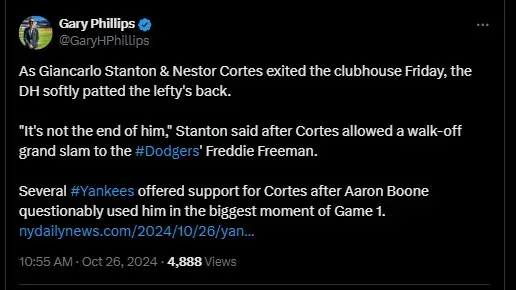 Yankees' Cortes Dominates, Reds Suffer Third Consecutive Defeat Yankees' Cortes Dominates, Reds Suffer Third Consecutive Defeat